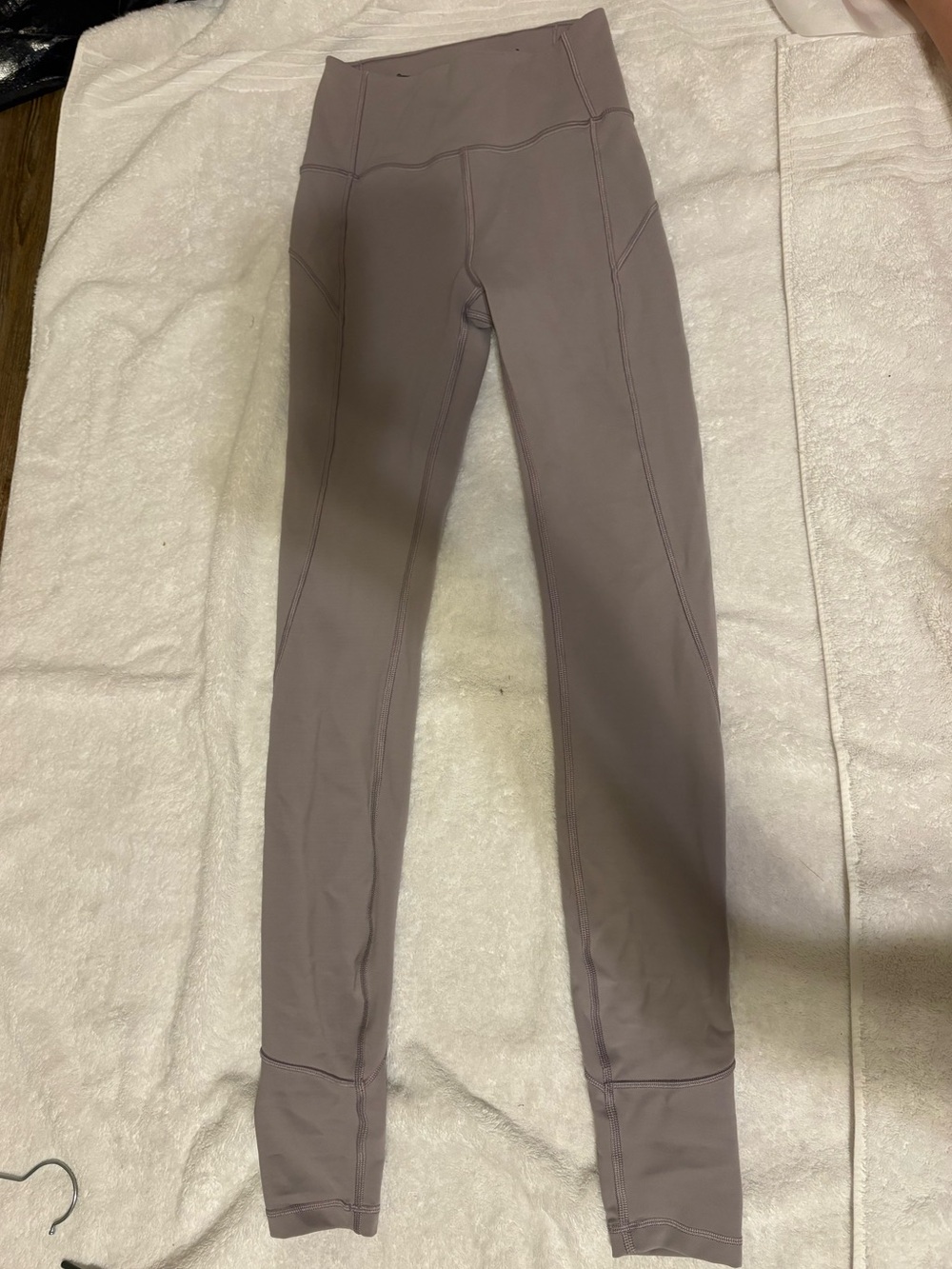 lululemon athletica High-Waist Leggings in Mauve Taupe